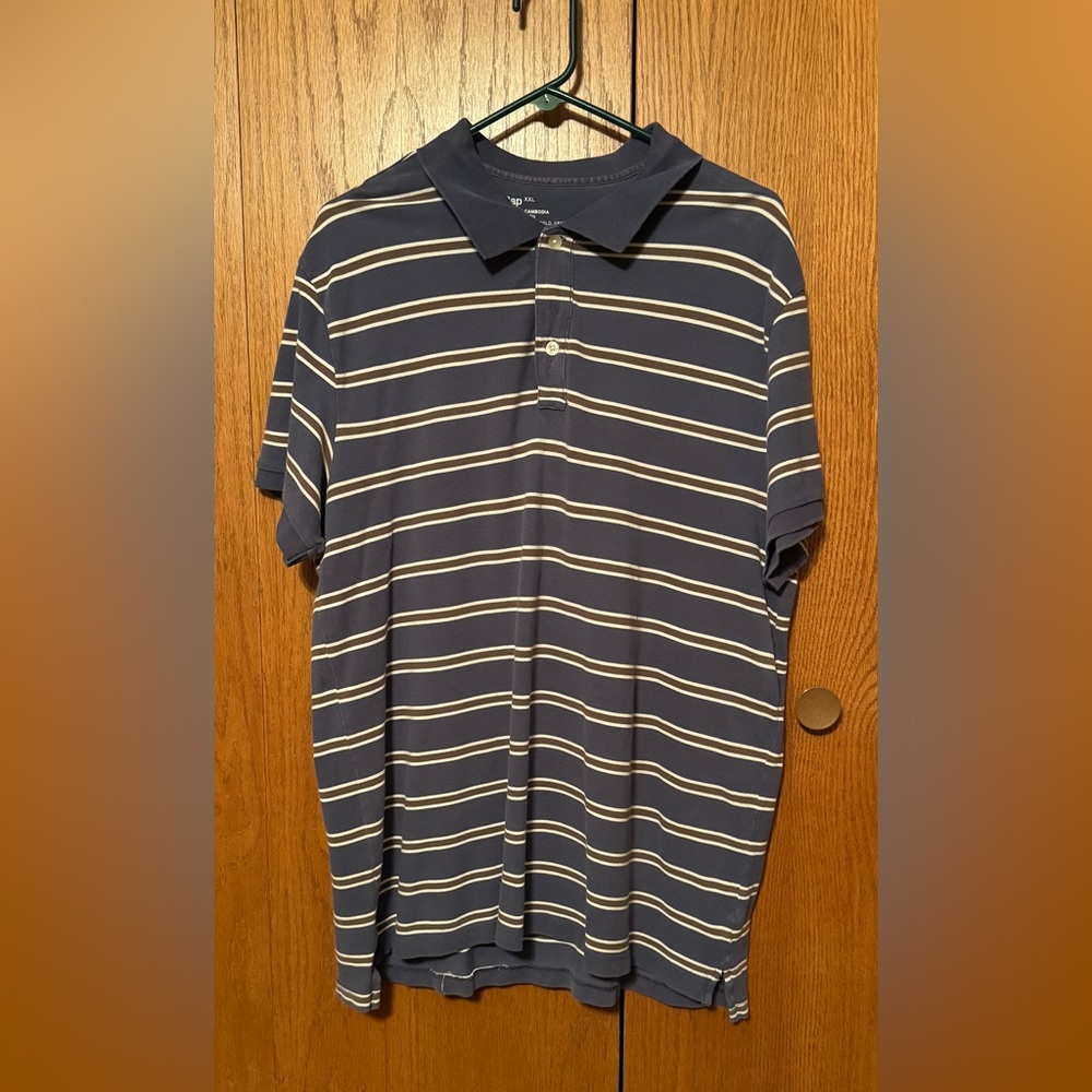 Old Navy Men’s Pique Striped Polo
